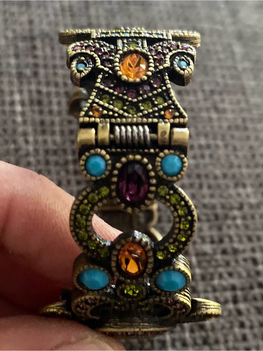 Multi-gem watch - Picture 3 of 4